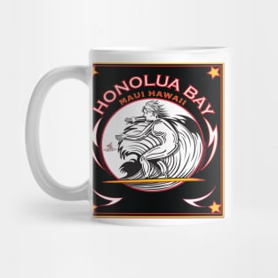 HONOLUA BAY MAUI HAWAII SURFING Mug